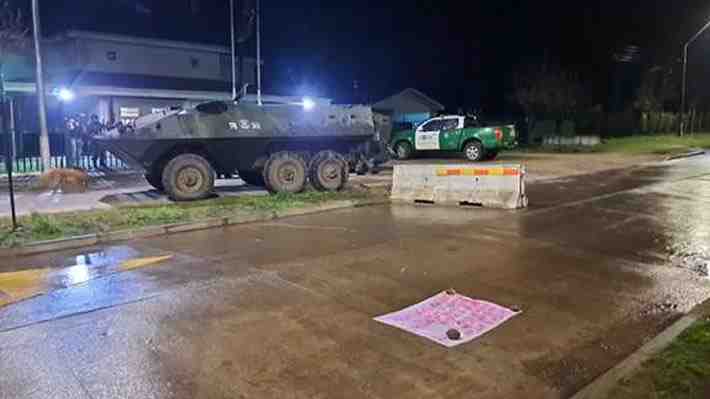 Ataque armado contra retén policial en Victoria: Se encontró una pancarta reivindicatoria en el lugar