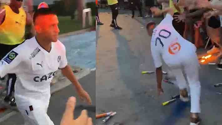 El "tropiezo" que tuvo Alexis Sánchez en medio de la locura por su llegada al Olympique de Marsella y la insólita camiseta que usaría