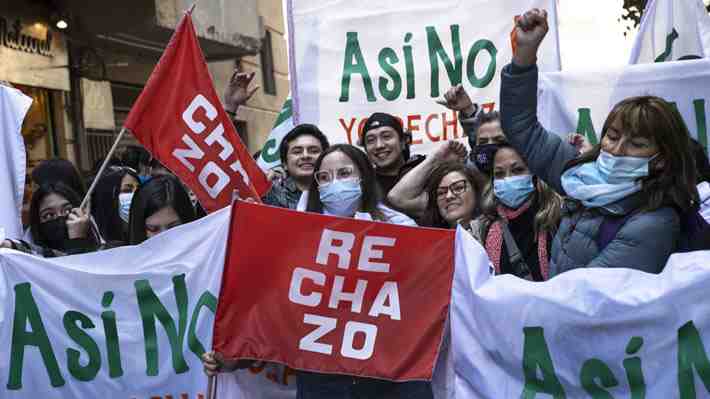 Partidarios y actores por el Rechazo tras acuerdo oficialista: "Están reconociendo que noticias falsas no eran"