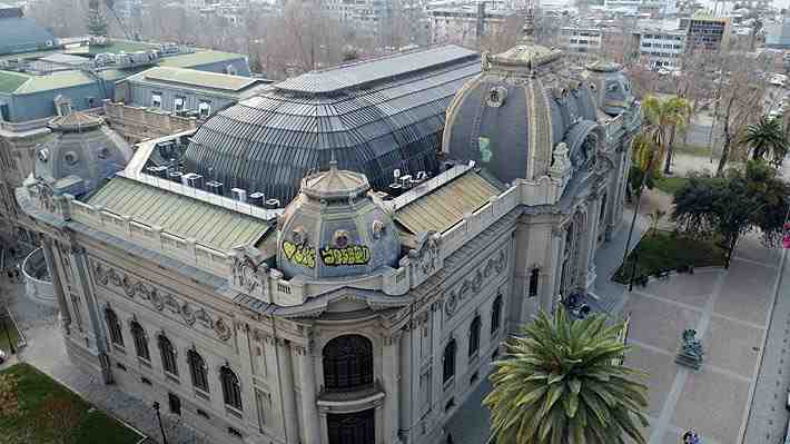 Presentación de querella y el reforzamiento de la seguridad: Las acciones que contrajo la vandalización al Museo de Bellas Artes