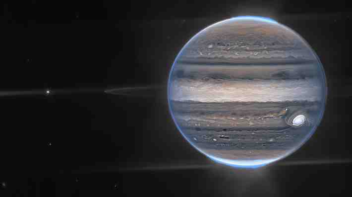 Auroras, los anillos y otras características: Las nuevas imágenes de Júpiter captadas por el telescopio James Webb