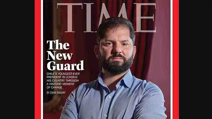 Boric es portada de revista Time: Dice que proceso constituyente "llegará a buen término independiente del resultado" del 4/S