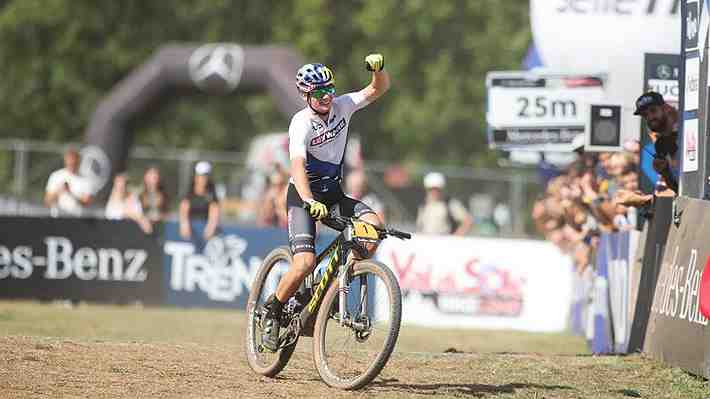 Martin Vidaurre no para de ganar y cierra su actuación en la categoría Sub 23 de la Copa del Mundo de mountain bike con otro triunfo