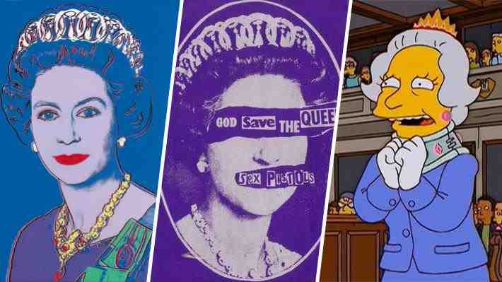 De los Sex Pistols a Warhol y "Los Simpson": La fuerte presencia de Isabel II en la cultura pop