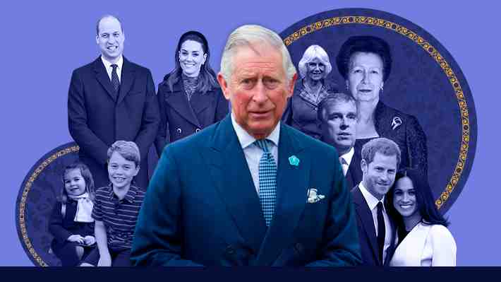 Más allá del nuevo monarca británico: ¿Quién es quién en la familia real de Carlos III?