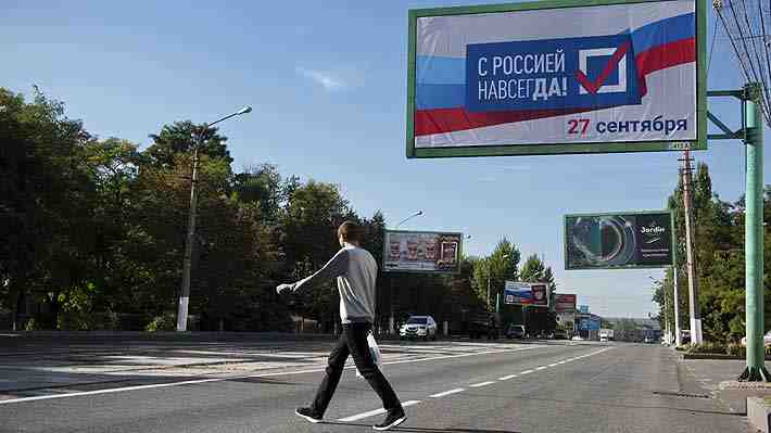 Regiones ucranianas votan sobre su adhesión a Rusia en consultas que para Kiev y Occidente son farsas