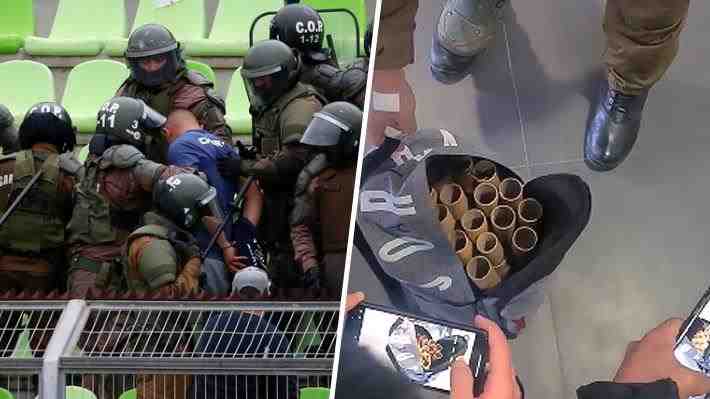 Aumentan a cuatro los detenidos y se encontró una mochila con bengalas tras incidentes en el clásico UC-U