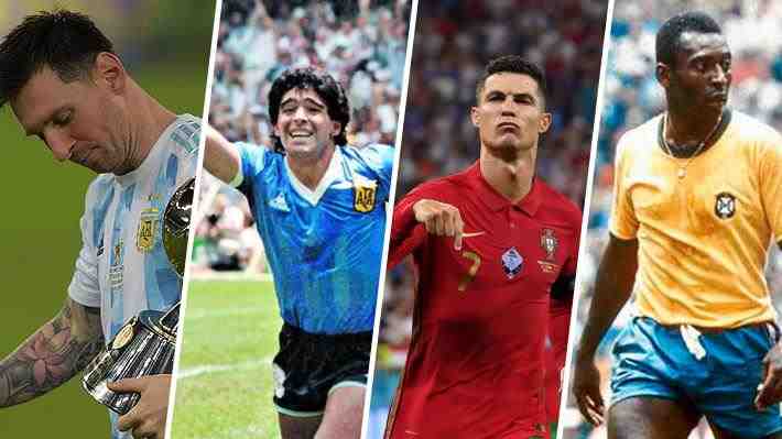 Messi el n°1 y Cristiano Ronaldo supera a Pelé: El ranking de los 100 mejores futbolistas de la historia que genera polémica