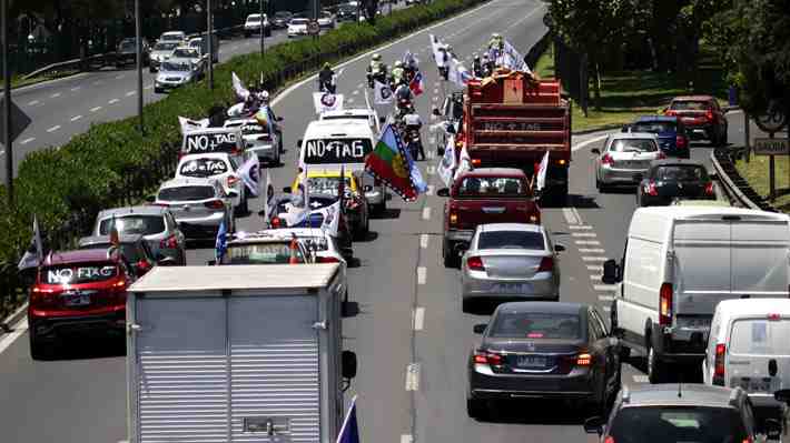 Movimiento No+TAG inicia protesta en rutas  y MOP asegura que se ingresará un proyecto sobre deudas