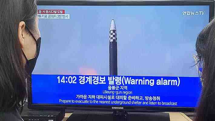Crece tensión entre Coreas: Seúl responde a lanzamientos de misiles de Pyongyang y este dispara otro proyectil