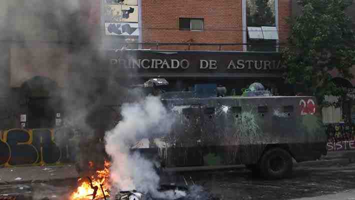 Justicia absuelve a acusado de quemar el Hotel Principado durante manifestaciones del estallido social