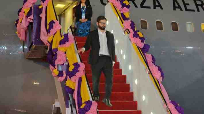 Boric llega a Tailandia: "Espero volver con buenas noticias en materia de inversión y reactivación de la economía"