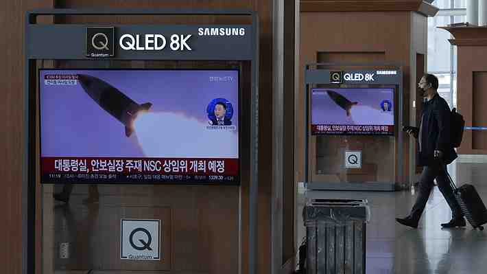 Denuncian que Corea del Norte lanzó un nuevo misil balístico hacia el este
