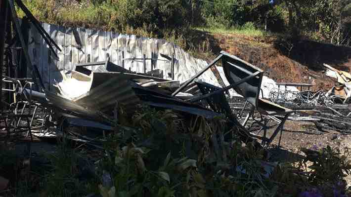 Video y fotos: Así quedó la escuela rural incendiada en Tirúa a la que iban 14 alumnos