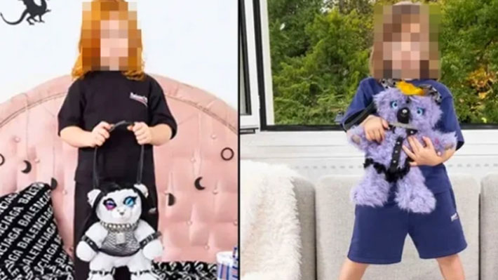 Critican a marca de moda por publicidad en que aparecen niños sosteniendo  osos de peluche con trajes sadomasoquistas | Emol.com