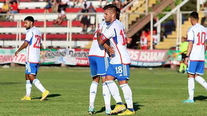 La "Roja" Sub 23 goleó 8-1 con triplete de Gonzalo Tapia al campeón de Tercera A