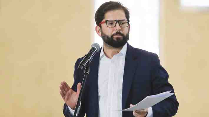 Presidente Boric anuncia proyectos de ley para aumentar penas por secuestros, porte de armas y sicariato