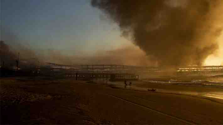 Puerto Ventanas advierte que incendio en faenas impide "el desarrollo de la operación normal"