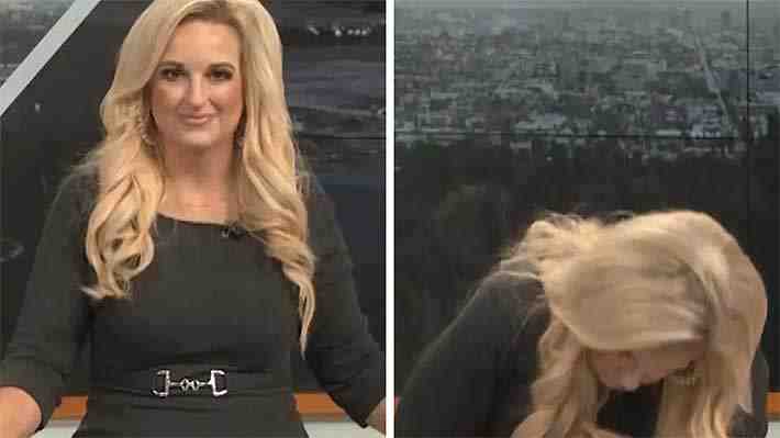 Video | Meteoróloga se desmaya en vivo en programa de TV estadounidense: Debió ser hospitalizada