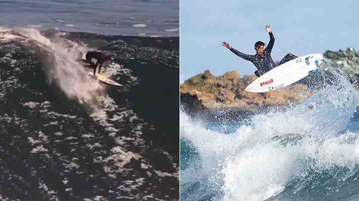 "El más impresionante del que se tenga memoria": Mira el imponente "tubazo" de surfista chileno en Punta de Lobos