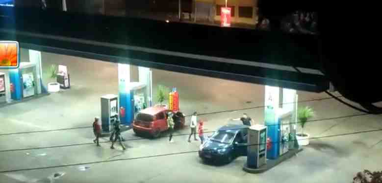 Video: Conductor roció bencina a sujetos en medio de una riña en un servicentro de Antofagasta