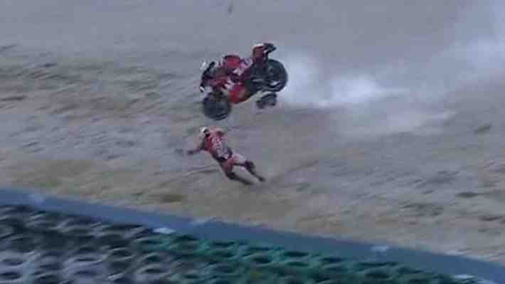 Video: El brutal accidente que tiene conmocionado al MotoGP