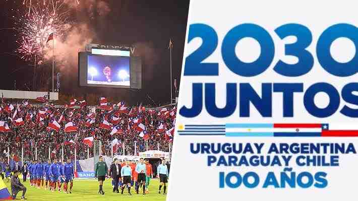 Conmebol revela los tres estadios de Chile que albergarían el Mundial de 2030