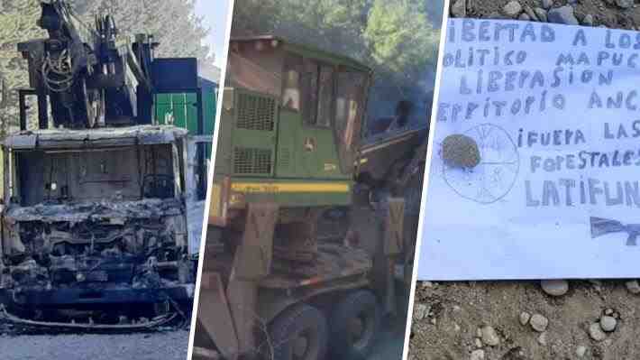 Nuevos ataques en Macrozona Sur: Balean comisaría en Ercilla y queman cuatro máquinas en fundo de forestal en Mulchén