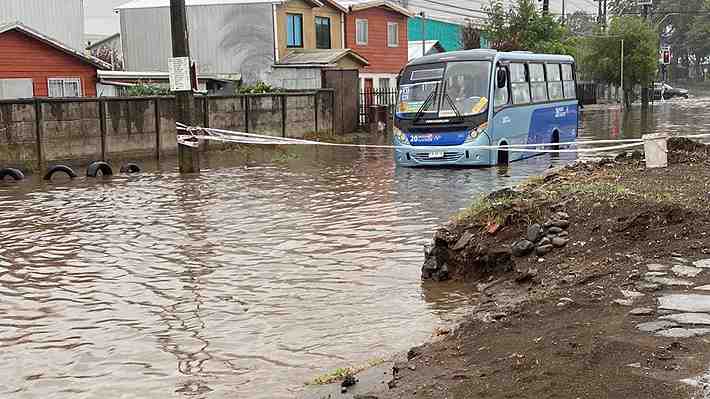 Lluvias en zona centro sur: Se reportan más de 40 casas con daños y 150 mil clientes sin suministro eléctrico