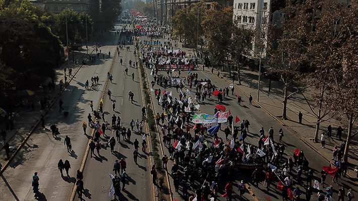 Revisa Los Desvíos De Tránsito En El Centro De Santiago Por La Marcha ...