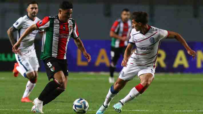 Palestino no aprovechó jugar con uno más por casi 20' y solo empató con San Lorenzo en la Sudamericana: Así va el grupo