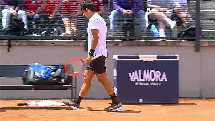 Garin se retira cuando jugaba el segundo set en el Masters de Roma