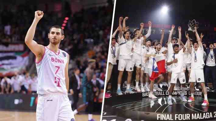 Triunfo histórico: El chileno Sebastián Herrera gana la Basketball Champions League con el Bonn de Alemania