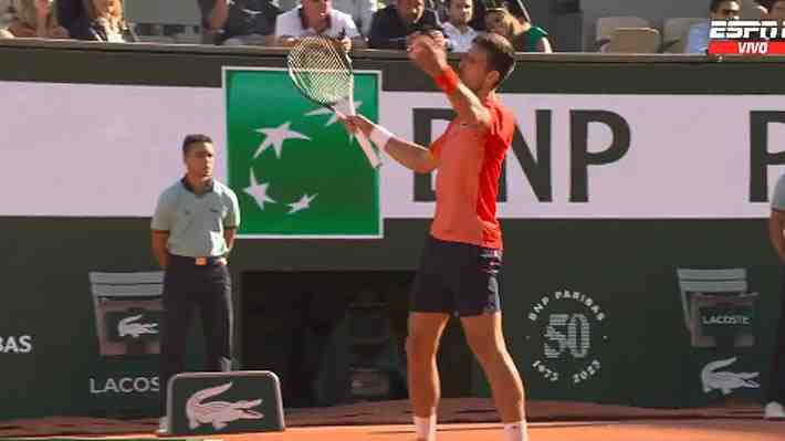 "Es irrespetuoso": El momento que desencajó a Djokovic en Roland Garros