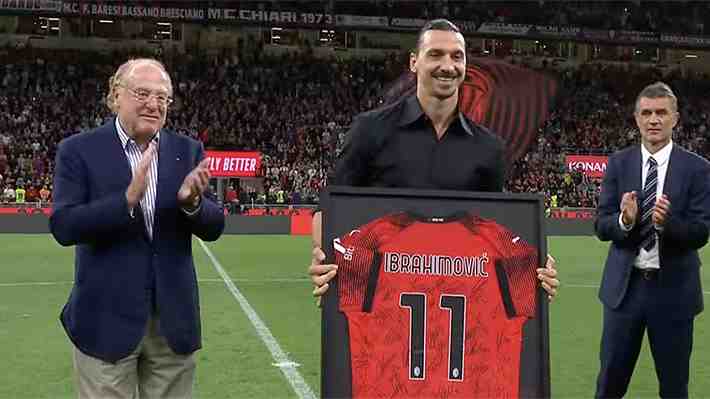 Zlatan Ibrahimovic anuncia su retiro y los hinchas del Milan le rinden estremecedor homenaje... Mira las imágenes