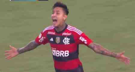Mira el tremendo golazo de Erick Pulgar desde fuera del área para el Flamengo en Brasil