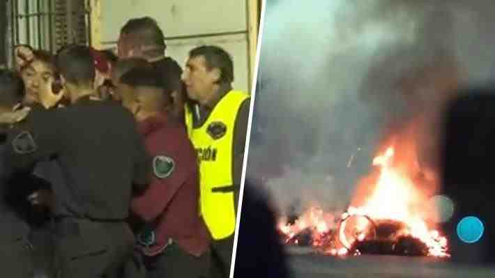 Avalanchas, enfrentamientos con la policía y barricadas: Los incidentes que protagonizaron hinchas de Colo Colo en la previa del duelo con Boca