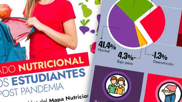 Las cifras que arrojó el "mapa nutricional" de los estudiantes en Chile: Peso normal mejoró y obesidad cayó cerca de un 5%