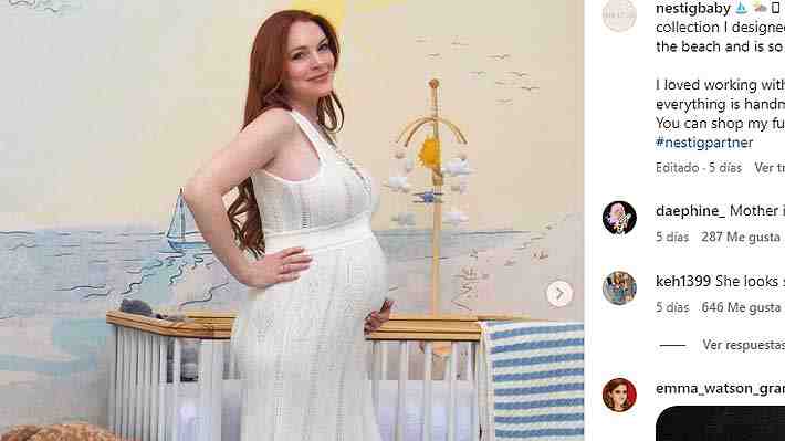 Lindsay Lohan fue madre por primera vez: Dio a luz a un niño "precioso y sano"