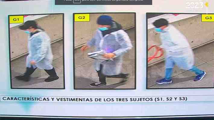 Primeras imágenes del robo en Desarrollo Social: Sujetos vestían delantal blanco y no portaban máquinas de fumigación
