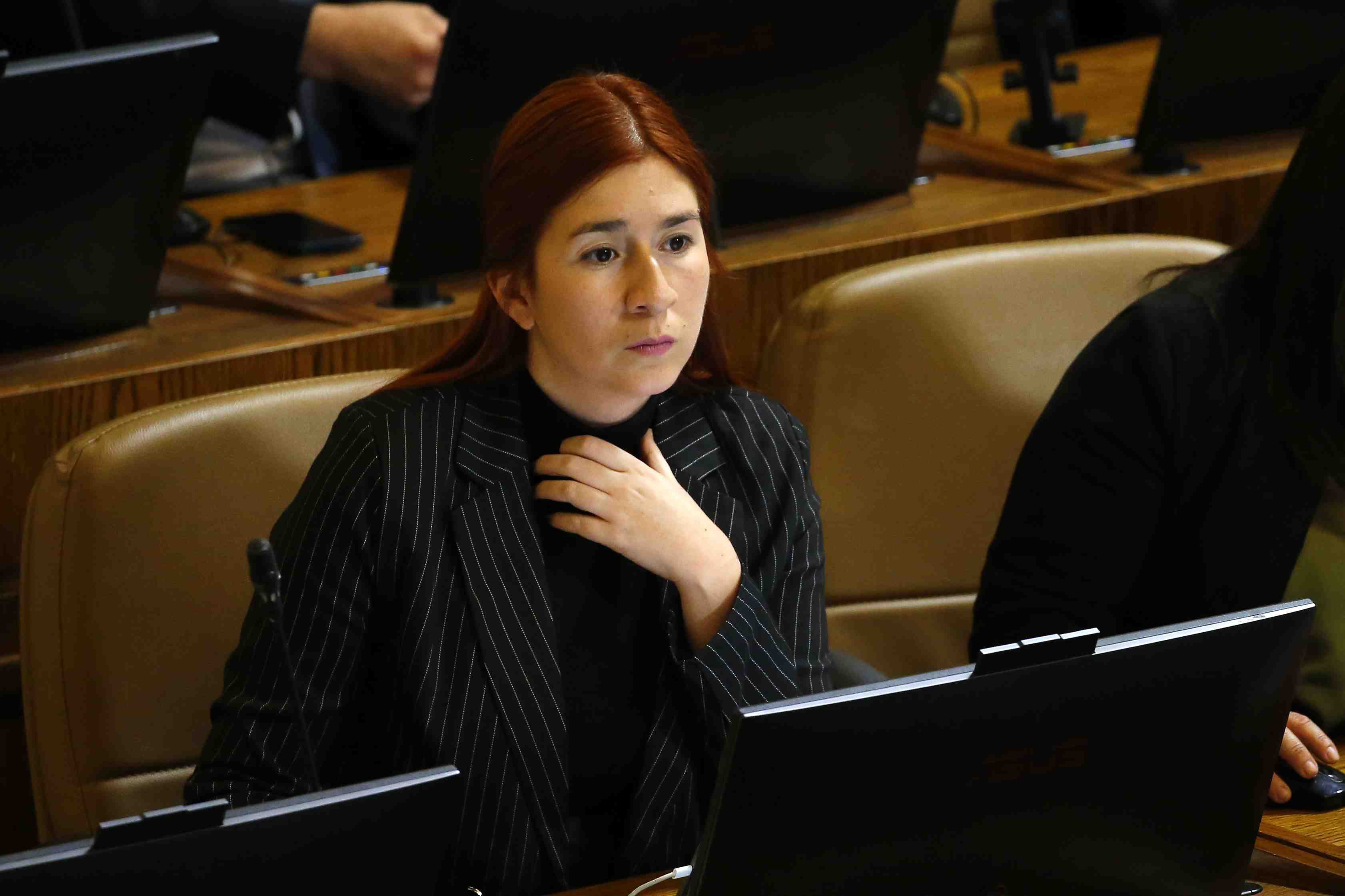 Diputada Catalina Pérez reaparece en La Moneda en medio del Caso Convenios