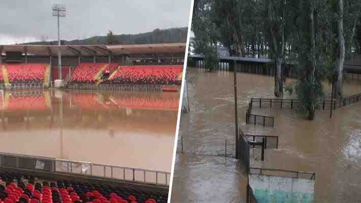 Video | Talca se transforma en la "zona cero" de las inundaciones en el Maule: Calles, estadio y pasos bajo nivel anegados