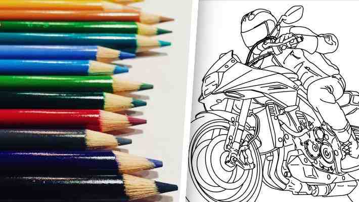 Los autos y motos más populares de Suzuki ahora se pueden colorear en 37 láminas
