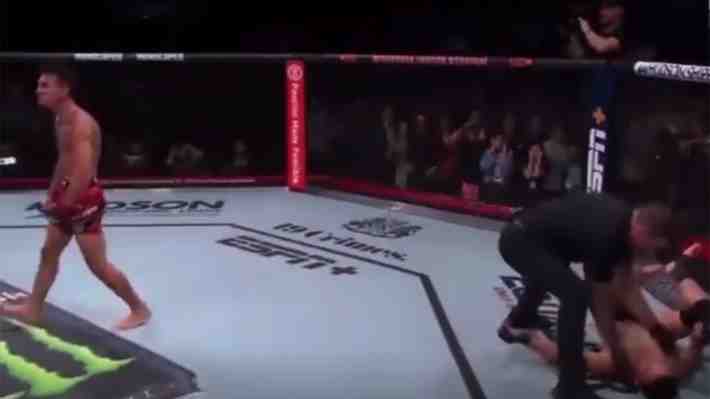 Peleador noquea a su rival en la UFC y se hace viral por su noble gesto... Mira las imágenes