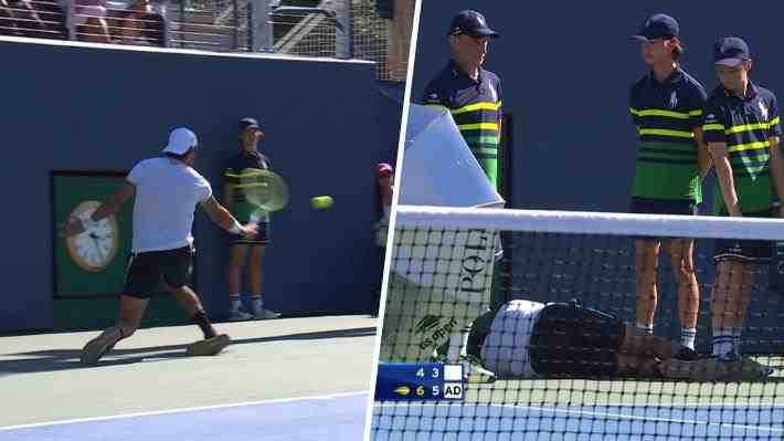 La escalofriante lesión que sufrió Matteo Berrettini en el US Open y que adelantó duelo de Nicolás Jarry