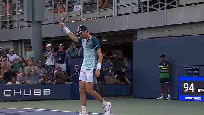 US Open: Revisa el match point y la celebración de Nicolás Jarry