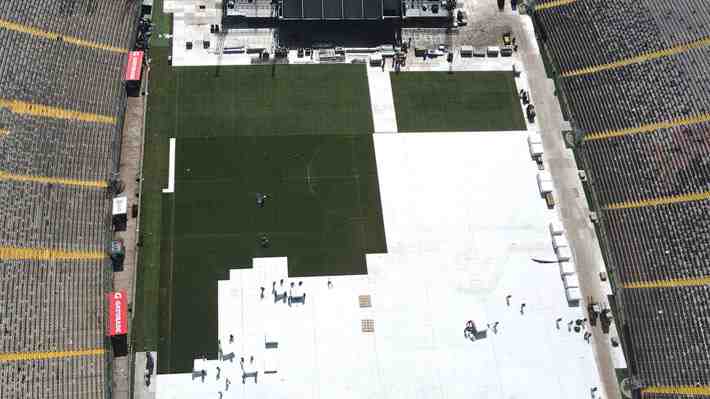 ANFP informa cómo está la cancha del Monumental tras concierto de  Bruno Mars