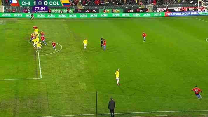 Mira el gol de la "Roja" ante Colombia que fue anulado por offside