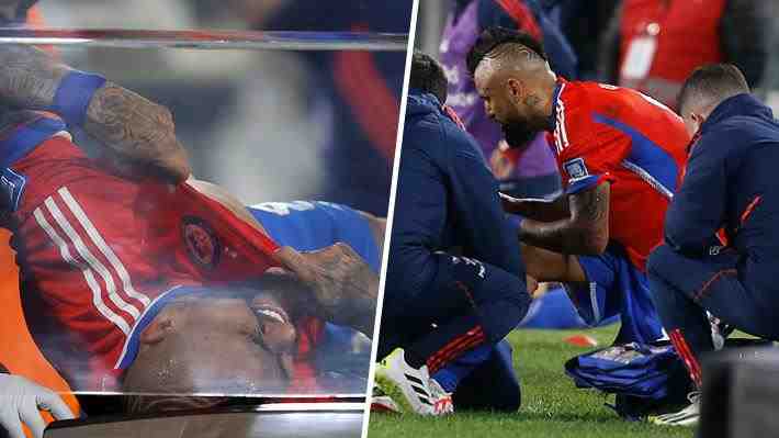¿Demoró Berizzo en sacarlo? Las señales que dio Vidal antes de lesionarse de gravedad ante Colombia