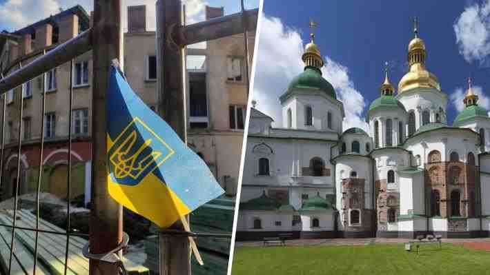 Efectos de la guerra: Unesco inscribe en la lista de patrimonio en peligro a la catedral de Kiev y el centro de Leópolis
